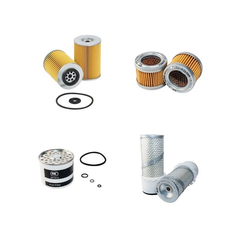 WEIDEMAN 2002 D/M Filter Service Kit Air Oil Fuel Filters w/MITSUBISHI LDQ50 Eng.