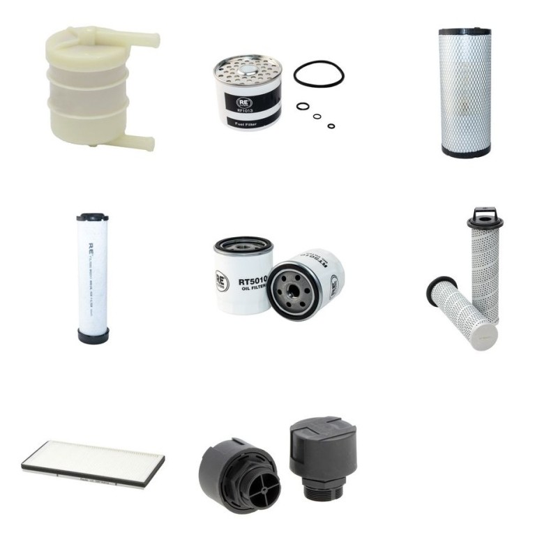 WEIDEMAN 2070 CX50T Filter Service Kit w/Perkins 404C-22 Eng.   YR  2007-