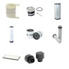 WEIDEMAN 2070 CX50T Filter Service Kit w/Perkins 404C-22 Eng.   YR  2007-