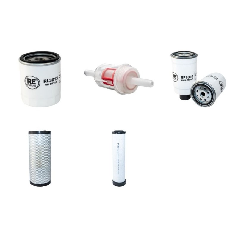 WEIDEMAN 2070 CX80T Filter Service Kit Air Oil Fuel Filters w/Deutz BF4M2011 Eng.   YR  2007-