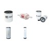 WEIDEMAN 3070 CX80T Filter Service Kit Air Oil Fuel Filters w/Deutz BF4M2011 Eng.   YR  2007-