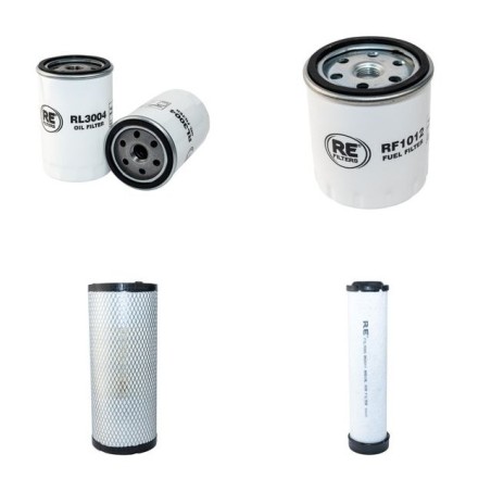 WEIDEMANN 3110 D/D Filter Service Kit Air Oil Fuel Filters w/Deutz F4L1011FL Eng.