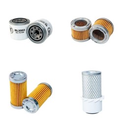 WEIDEMAN 811 Filter Service Kit Air Oil Fuel Filters w/MITSUBISHI 3CYL Eng.