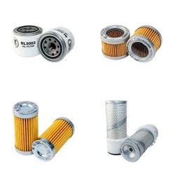 WEIDEMANN 912 Filter Service Kit Air Oil Fuel Filters w/Mitsubishi  Eng.