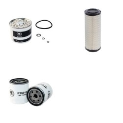 WILSON P 12.5 P2 Filter Service Kit Air Oil Fuel Filters w/Perkins 404C-22G1 Eng.   YR  2008-