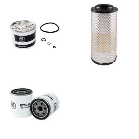 WILSON P 18 E2 Filter Service Kit Air Oil Fuel Filters w/Perkins 404C-22G1 Eng.