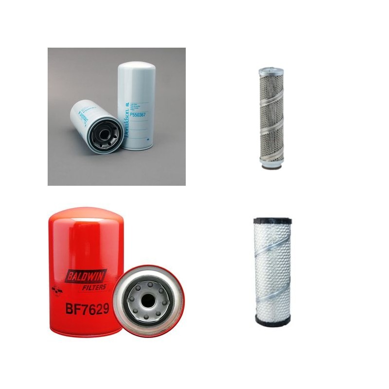 WILSON XD 250 P2 Filter Service Kit Air Oil Fuel Filters w/Perkins  Eng.