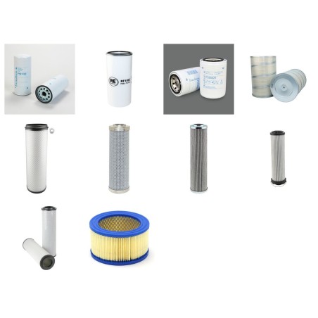WIRTGEN WR 2500 S Filter Service Kit w/Deutz TCD2015V08 Eng. SN  0351-