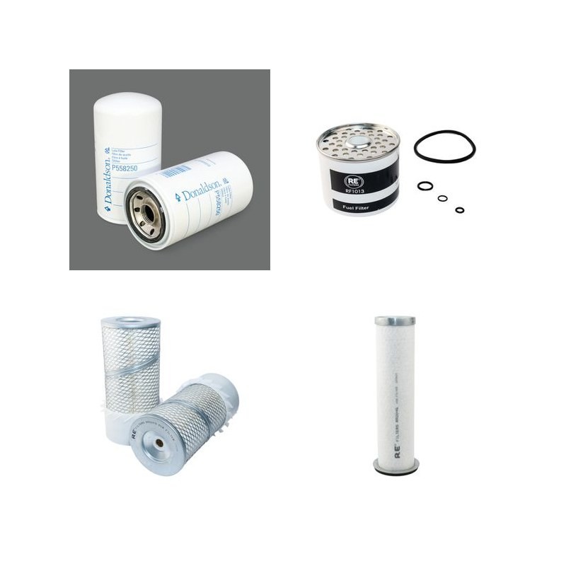 BRUUNET MINI BRUUNETT 578 Filter Service Kit Air Oil Fuel Filters w/IHC 246T2D Eng. SN  -155