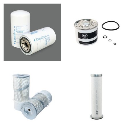BRUUNET MINI BRUUNETT 578 Filter Service Kit Air Oil Fuel Filters w/IHC 246T2D Eng. SN  -155