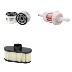 WRIGHT ZTR 1 Filter Service Kit Air Oil Fuel Filters w/KAWASAKI FS600V Eng.   YR  2014