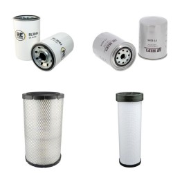 XCMG XE 210 Filter Service Kit w/Isuzu Bb6Bg1Trp-01 Eng.
