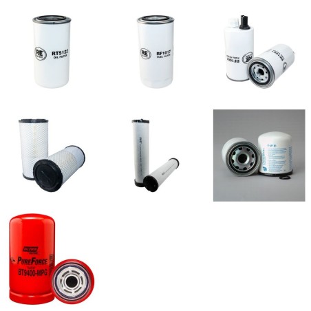 XCMG ZL 50 G Filter Service Kit w/Cummins QSB6.7 Eng.