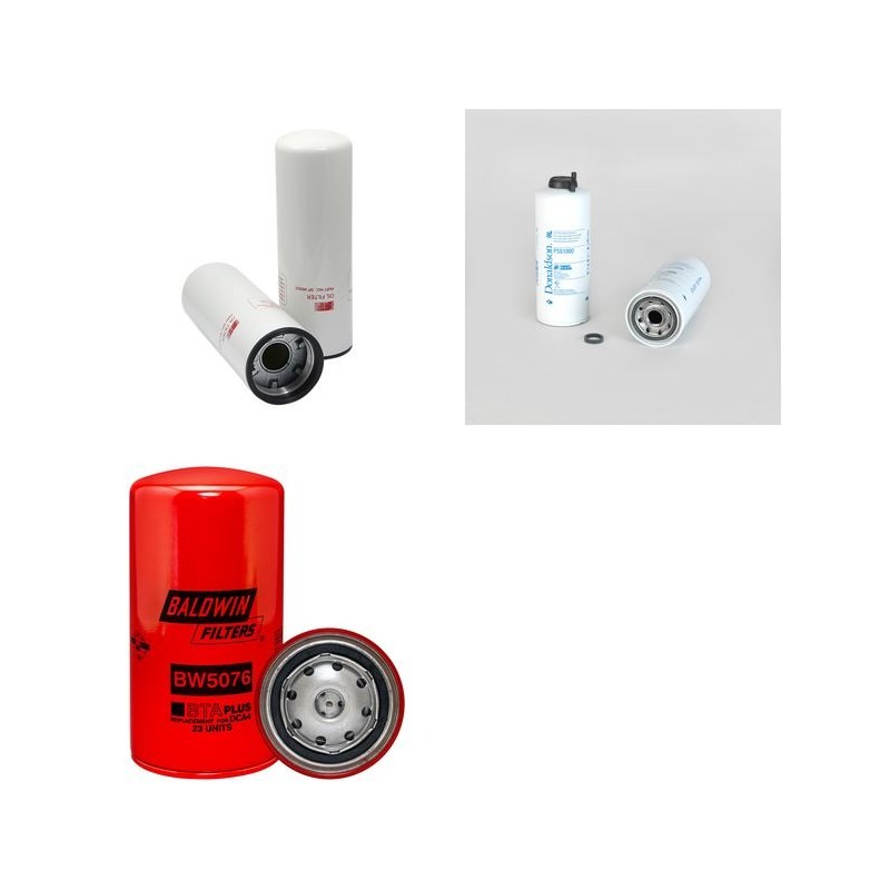 XCMG ZL 80 G Filter Service Kit w/Cummins QSM11 Eng.