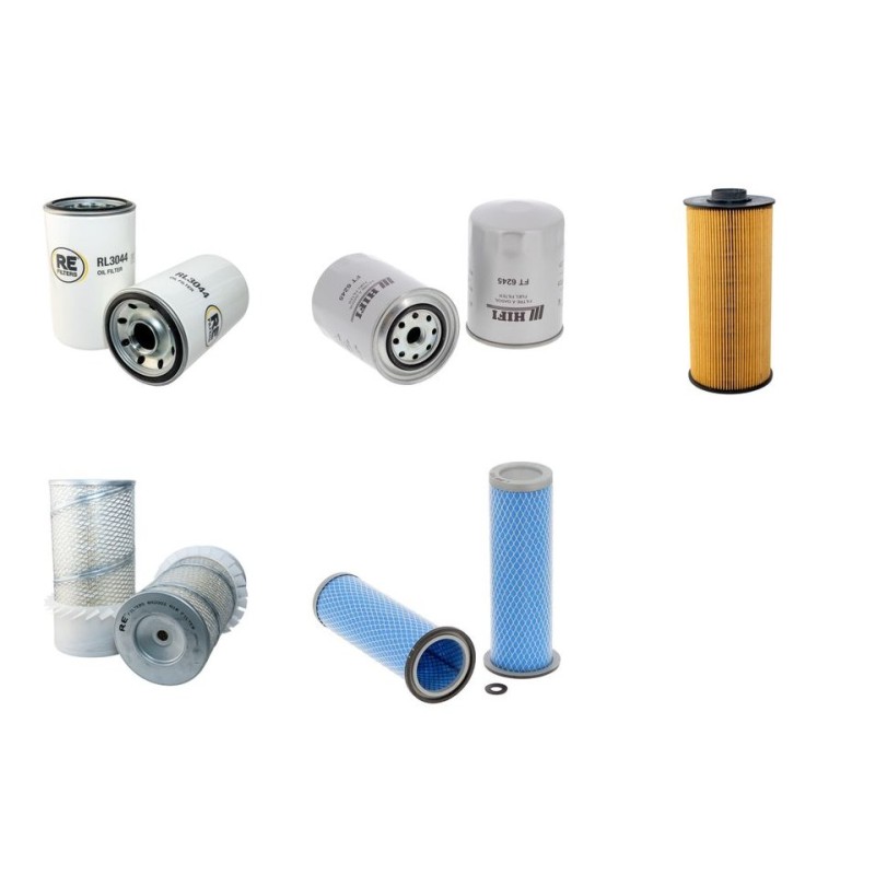 XGMA XG 815 LC Filter Service Kit Air Oil Fuel Filters w/Isuzu BB-4BG1TRP Eng.