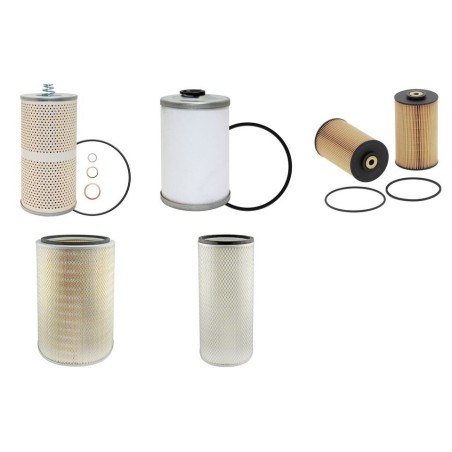 XIAMEN JIN LONG XMQ 6121 Filter Service Kit w/MAN 2866L02 Eng.