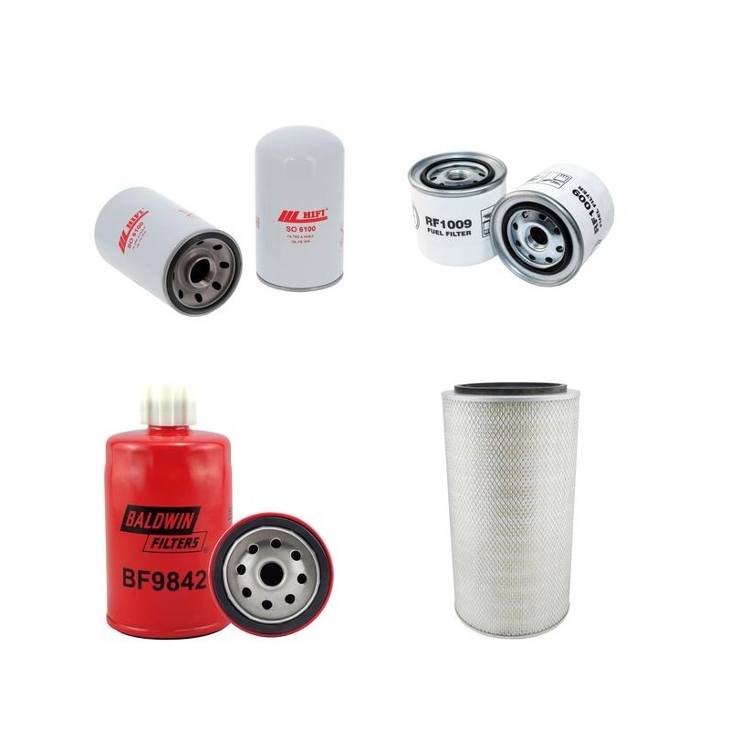 XIAMEN JIN LONG XMQ 6892 B Filter Service Kit w/HINO H07D Eng.