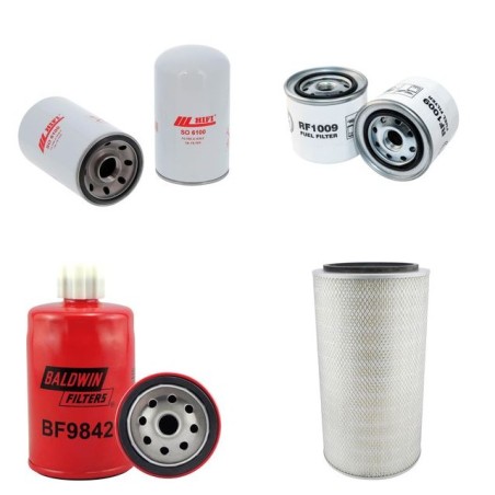 XIAMEN JIN LONG XMQ 6892 B Filter Service Kit w/HINO H07D Eng.