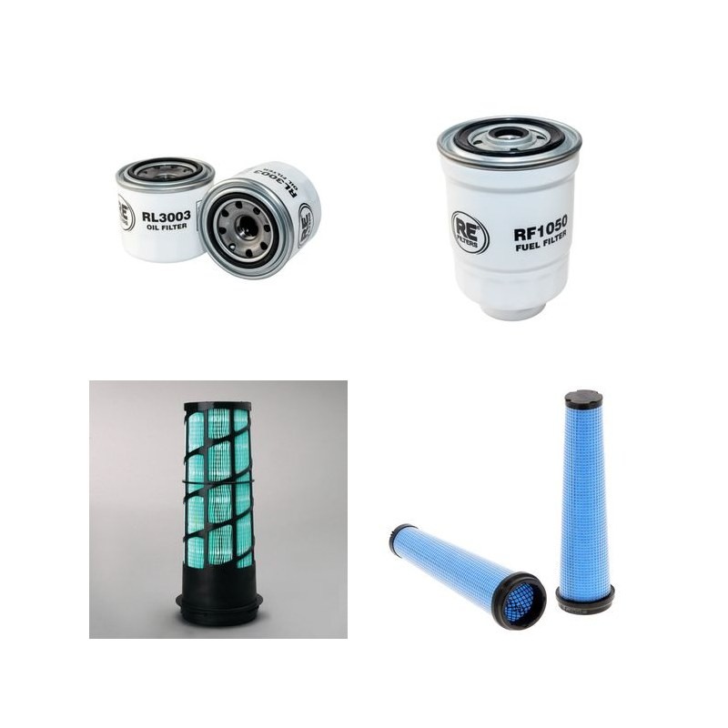 YALE GDP 35 VX Filter Service Kit Air Oil Fuel Filters w/Yanmar 4TNE92-NMH Eng.
