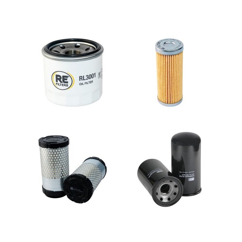 YAMAGUCHI WB 12 B Filter Service Kit w/Kubota Z482 Eng.