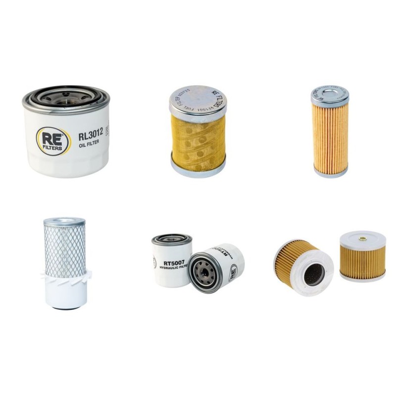 Filter Kit for Yanmar B08 with Yanmar 2TNE68 Engine Serial No -1724