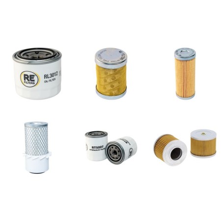 Filter Kit for Yanmar B08 with Yanmar 2TNE68 Engine Serial No -1724