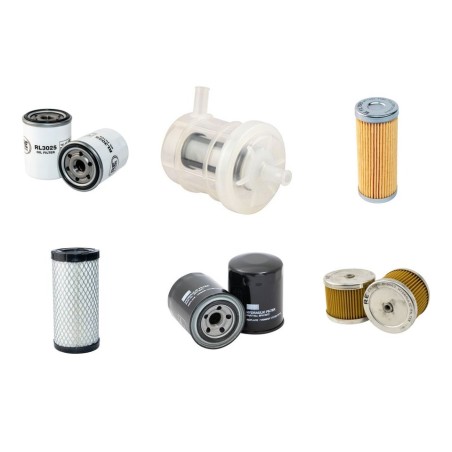 Filter Kit for Yanmar B08 with Yanmar 2TE67 Engine Year 2005-