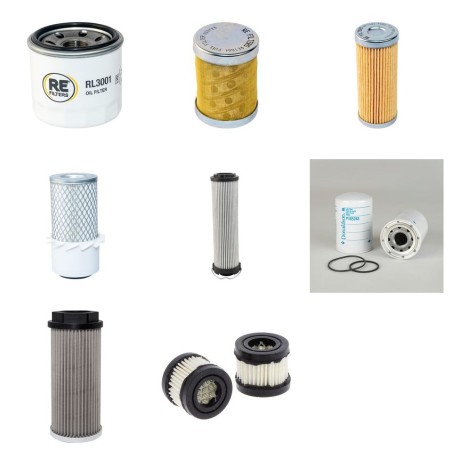 Filter Kit for Yanmar B15EX with Yanmar 3TNE68-NBAB Engine Year -2004