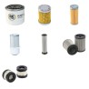 Filter Kit for Yanmar B25V with Yanmar 3TNE78A-B1A Engine