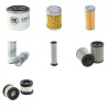 Filter Kit for Yanmar B30VCR with Yanmar 3TNE68 Eng