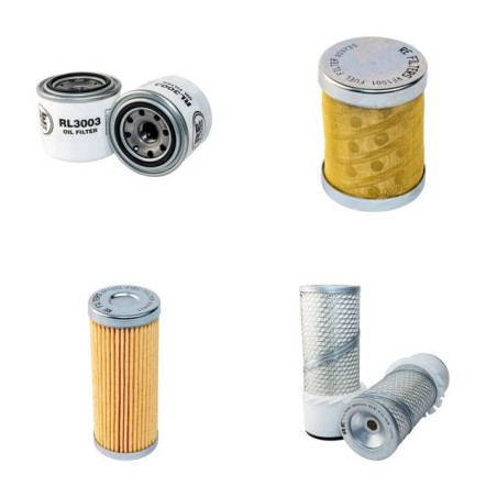 YANMAR B 37-2 Filter Service Kit Air Oil Fuel Filters w/Yanmar 4TNE88B-1 Eng.