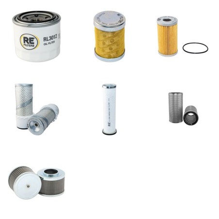 Filter Kit for Yanmar B50W with Yanmar Engine Serial No -X00704X