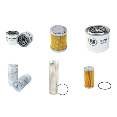 YANMAR B 55 WE Filter Service Kit w/Yanmar 4Tne94Db-W Eng. 2003-