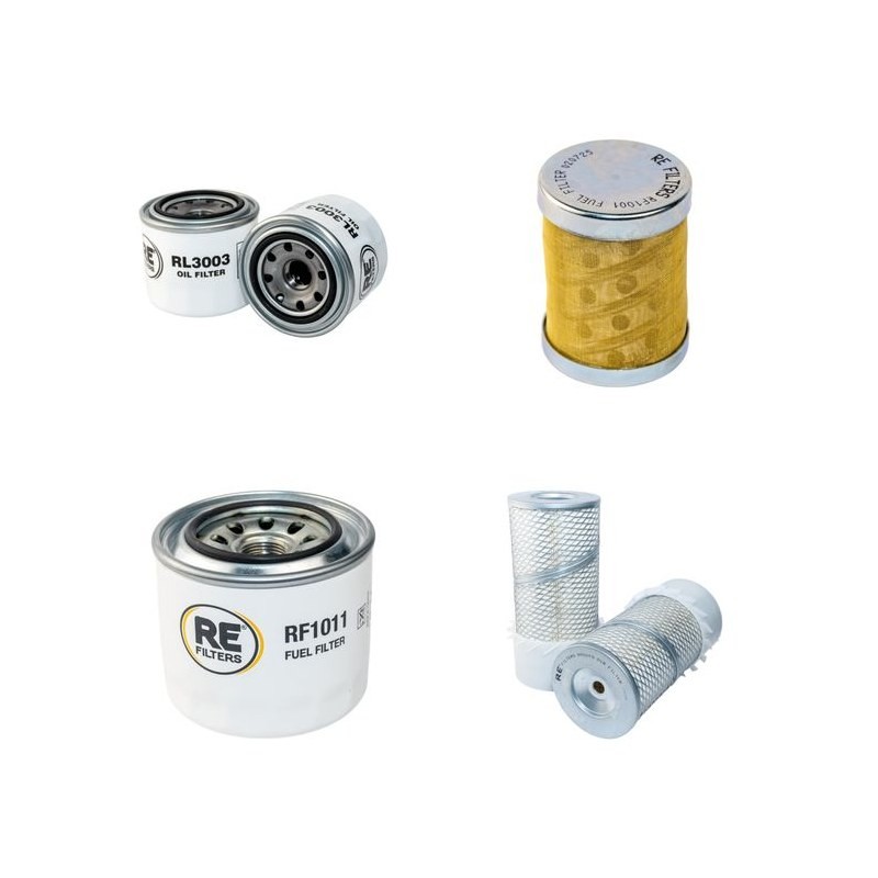 YANMAR B 55 WE Filter Service Kit Air Oil Fuel Filters w/Yanmar 4TNE94DB-W Eng.   YR  2003-