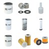 Filter Kit for Yanmar C50R-3B with Yanmar 4Tnv106-Ntb Engine 2010-