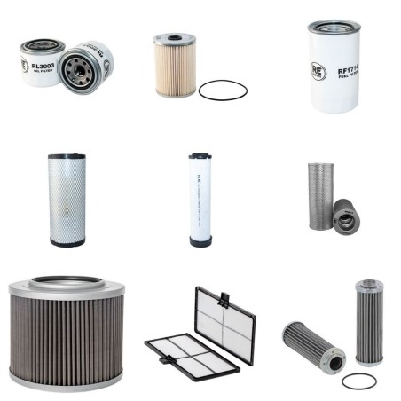 Filter Kit for Yanmar SV100-2A with Yanmar 4TNV98CT-VBV Engine Year 2014