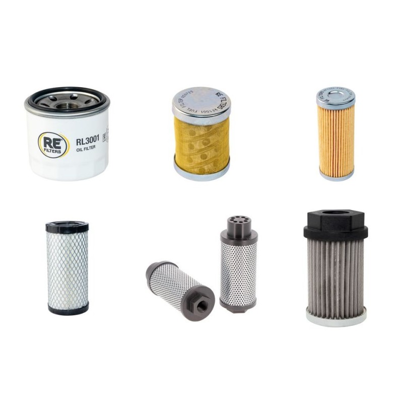 Filter Kit for Yanmar SV15/CR with Yanmar 3Tnv70 Engine 2006-