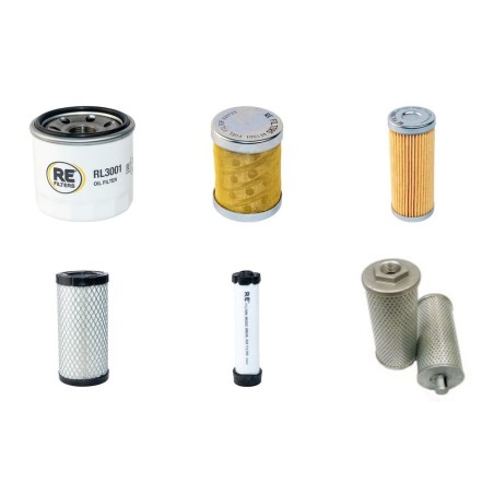YANMAR VIO 15-2 Filter Service Kit w/Yanmar 3Tnv70 Eng. 2007