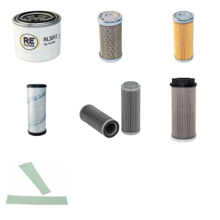 Filter Kit for Yanmar VIO30 with Yanmar 3TNE Engine Serial No DD41A3805-