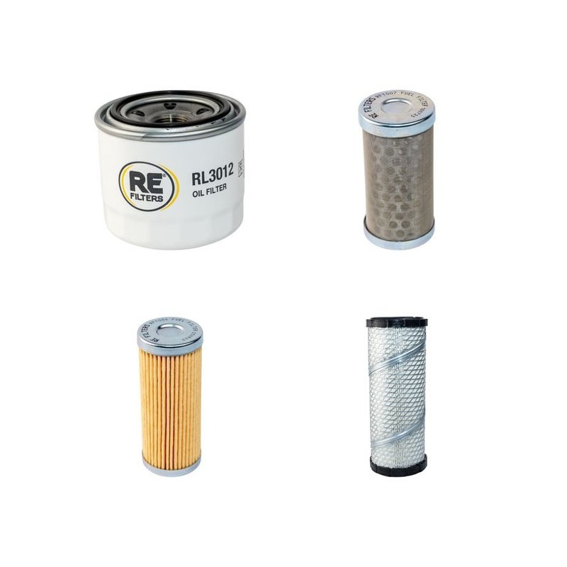 Filter Kit for Yanmar VIO30 Air Oil Fuel Filters with Yanmar 3TNE Engine Serial No DD41A3805-