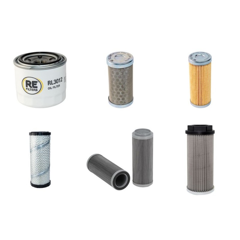 YANMAR VIO 35 Filter Service Kit w/Yanmar 3Tne Eng. SN DE41A3800-