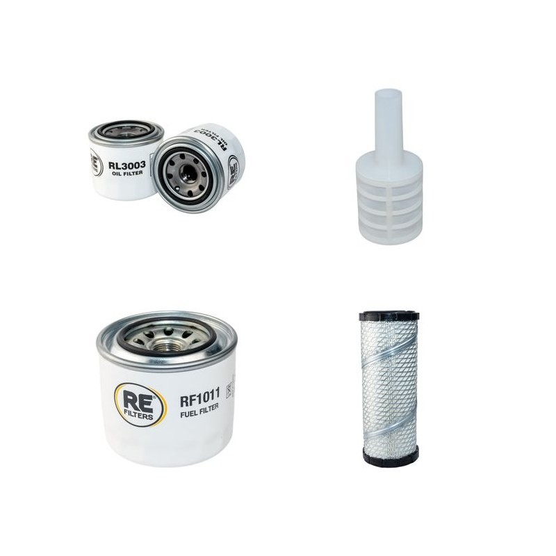 YANMAR VIO 35-2 Filter Service Kit w/Yanmar 3Tnv82A-Xbva Eng. 2006-