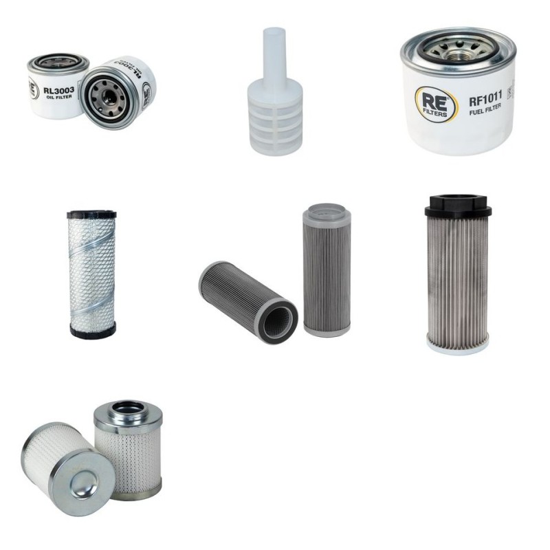Filter Kit for Yanmar VIO50-U with Yanmar 4TNV88-BXBVA Engine Year 2008-