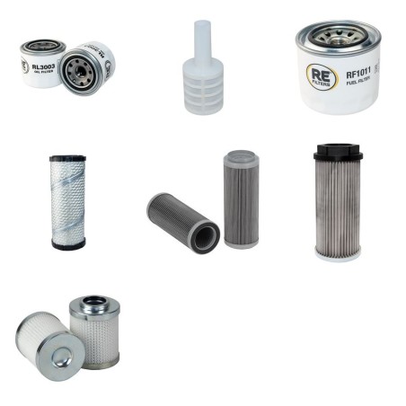 YANMAR VIO 50-U Filter Service Kit w/Yanmar 4TNV88-BXBVA Eng.   YR  2008-