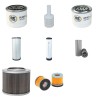 YANMAR VIO 75-A Filter Service Kit w/Yanmar 4TNE98-XBV Eng.