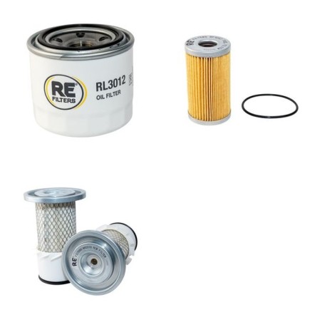 Filter Kit for Yanmar YB351-2 Air Oil Fuel Filters with Yanmar Engine