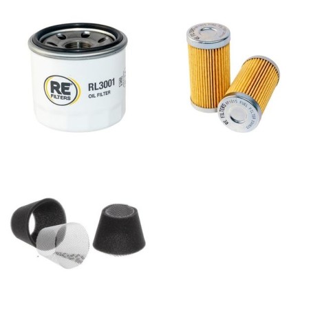 Filter Kit for Yanmar Marine 2GM with 2CYL Engine 18 CH