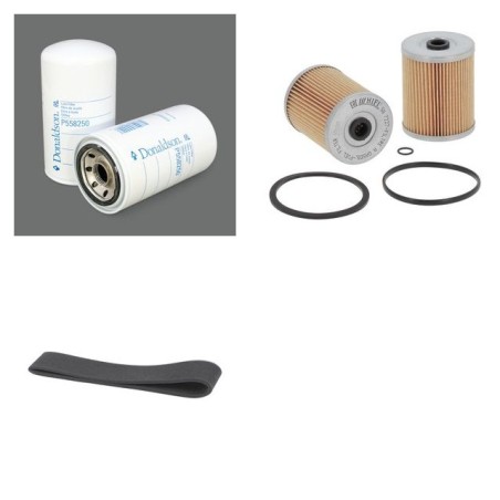 YANMAR MARINE 4 LH-DTE Filter Service Kit w/4 CYL 3.455L Eng.     170 CH