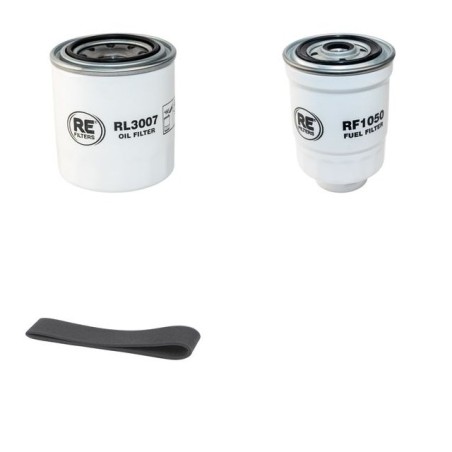 Filter Kit for Yanmar Marine 4LH-HTE with 4 CYL 3.455L Engine 140 CH