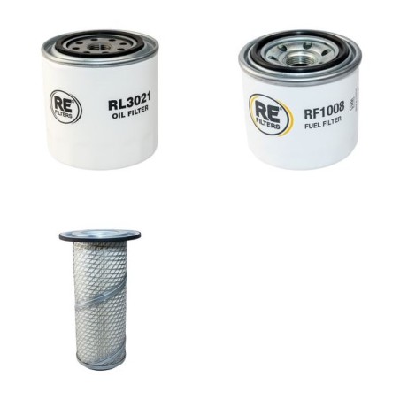 YNO 135 Filter Service Kit Air Oil Fuel Filters w/Kubota D1105 Eng.